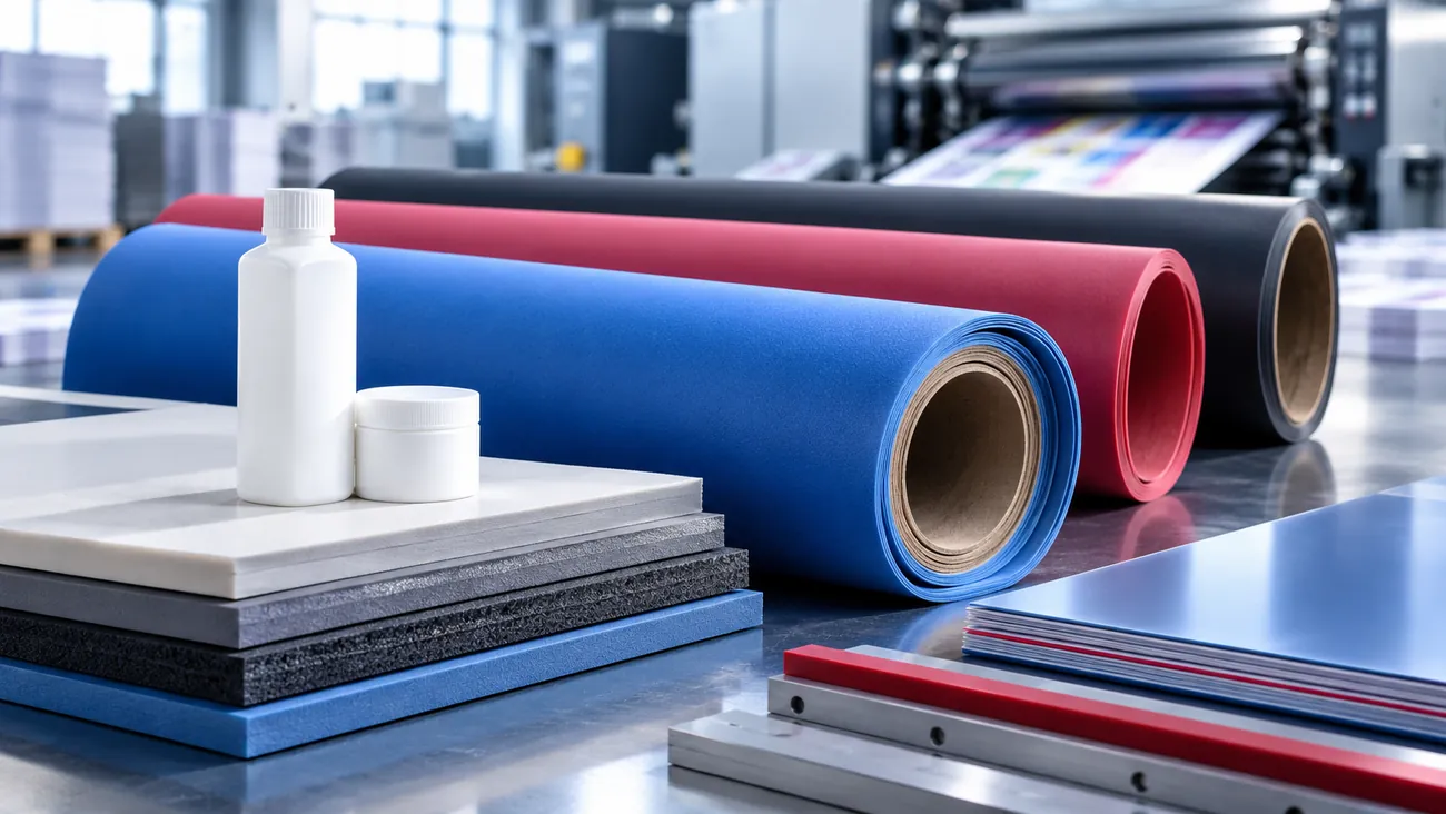 Alzas de papel calibradas de colores para calce de máquina