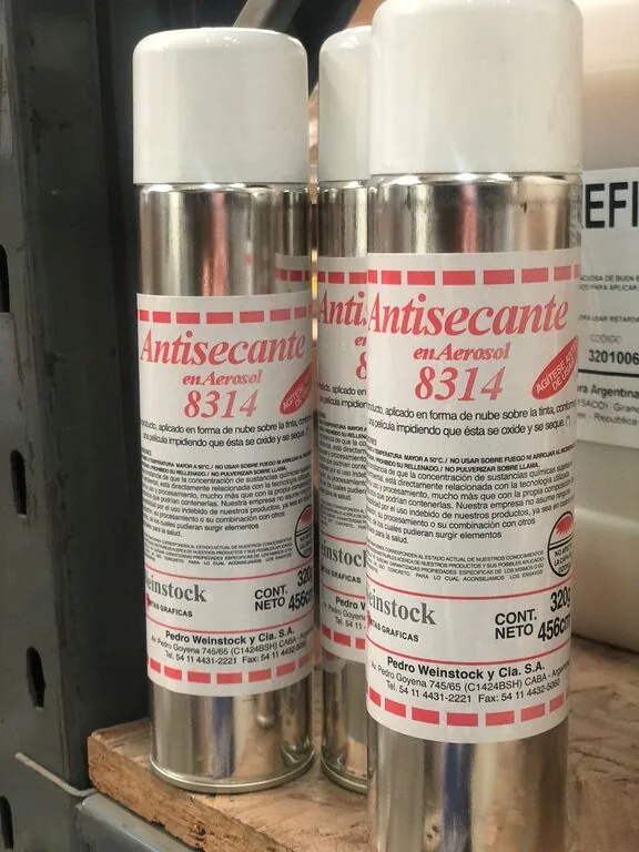 Spray antisecante — Parsagraf